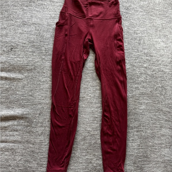 lululemon athletica Women's Leggings - Red, Purple, Gray - Picture 8 of 15